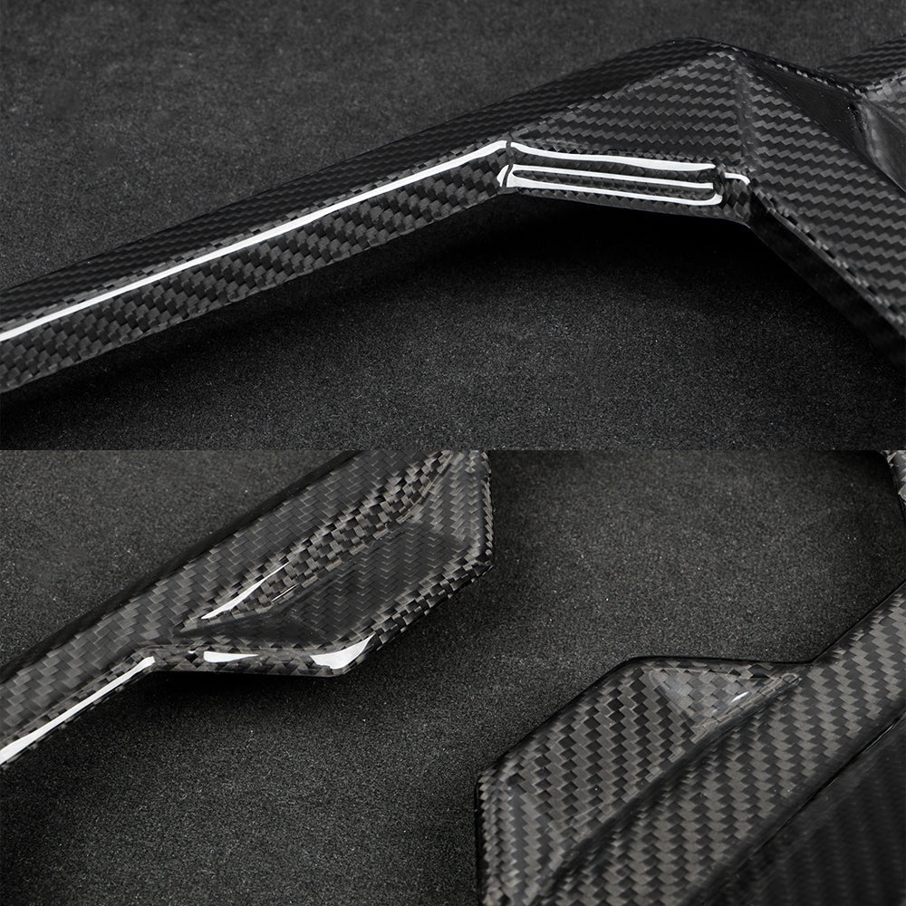 Premium Cybertruck Gen 2.0 Carbon Fiber Center Console Cover - 2x2 Twill Weave for Tesla Interior Protection & Luxury Upgrade | Durable Dash Organizer for Road Trips & Daily Commutes