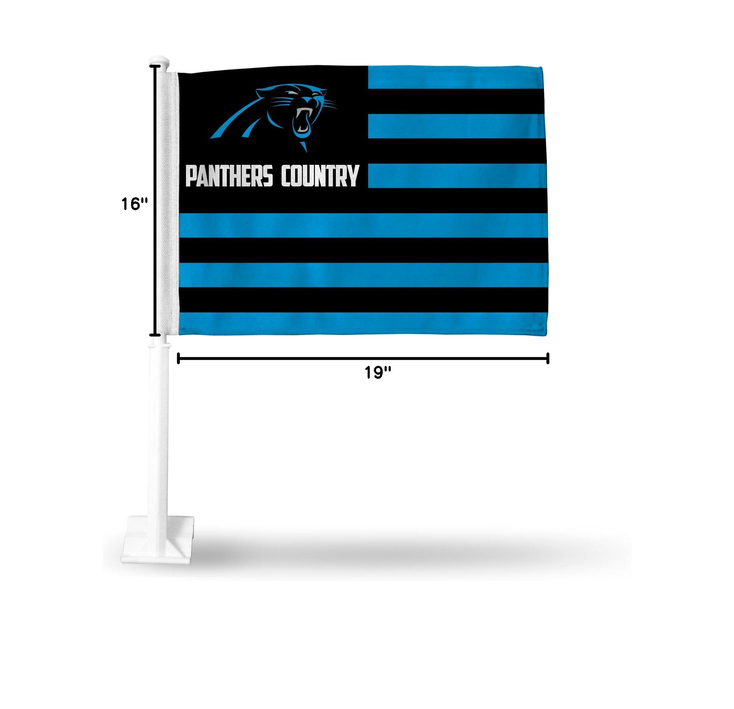 NFL Car Flag - Double Sided Officially Licensed Team Logo - Durable Polyester Car Accessory for Game Day Tailgating & Road Trips