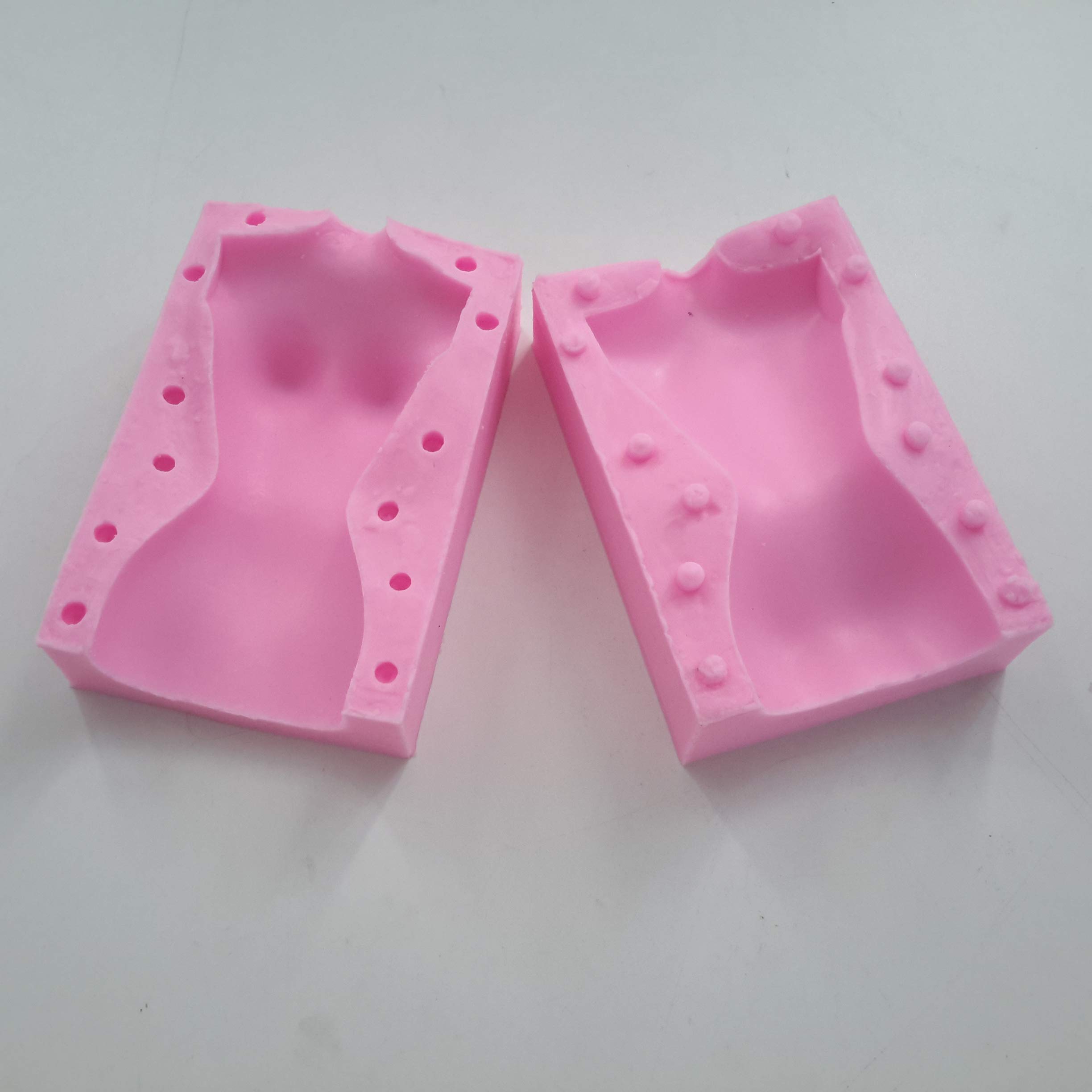 Polymer Clay Silicone Molds for Fondant Cake Decorating - Doll Body Chocolate & Sugarcraft Baking Tools - Perfect for DIY Handmade Crafts, Birthday Cakes, and Wedding Desserts