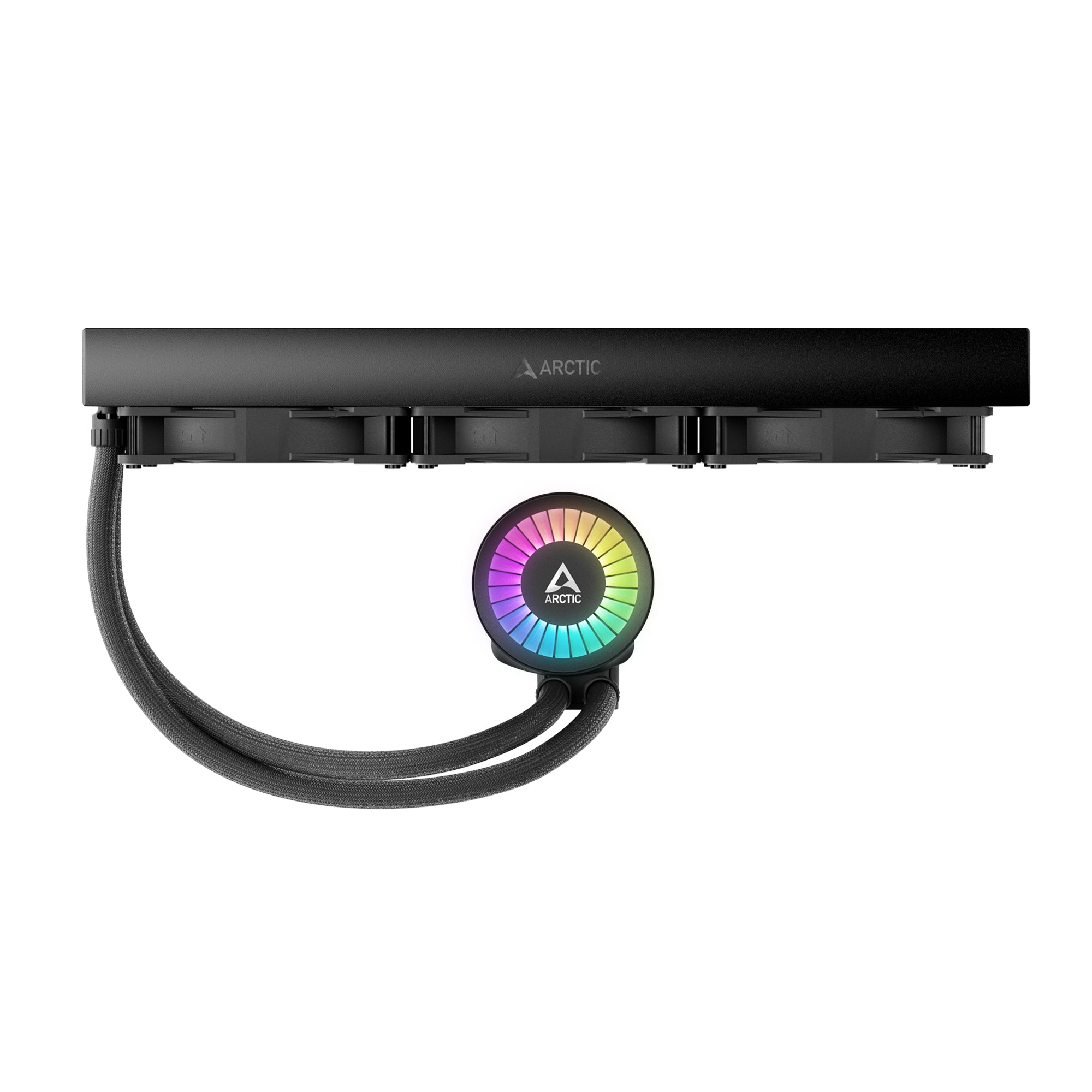 Arctic Liquid Freezer III 420 ARGB - Premium 420mm AIO Liquid CPU Cooler with RGB Lighting for High-Performance Gaming PCs and Workstations | Perfect for Overclocking and Silent Cooling