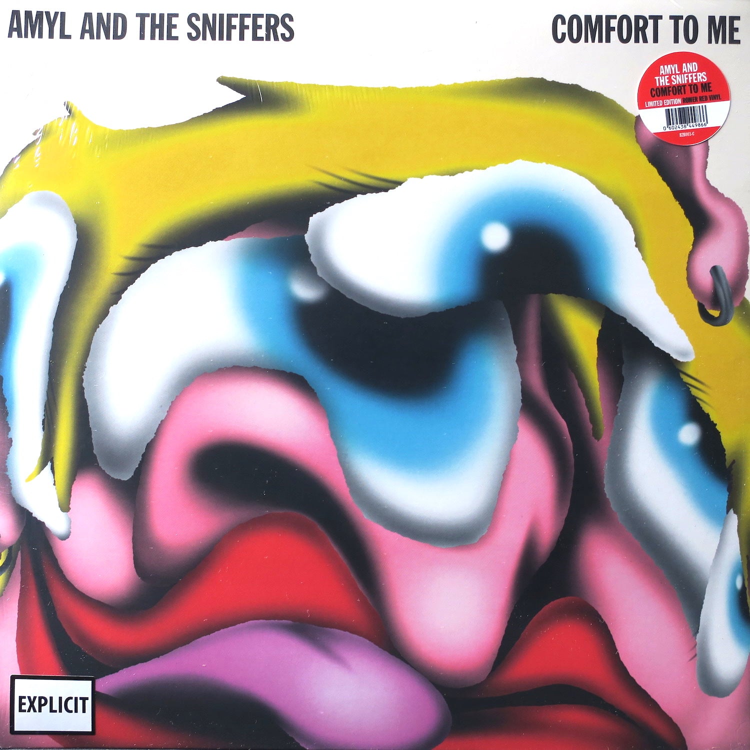AMYL AND THE SNIFFERS 'Comfort To Me' RED Vinyl LP Record - Limited Edition Punk Rock Music for Collectors & Home Listening