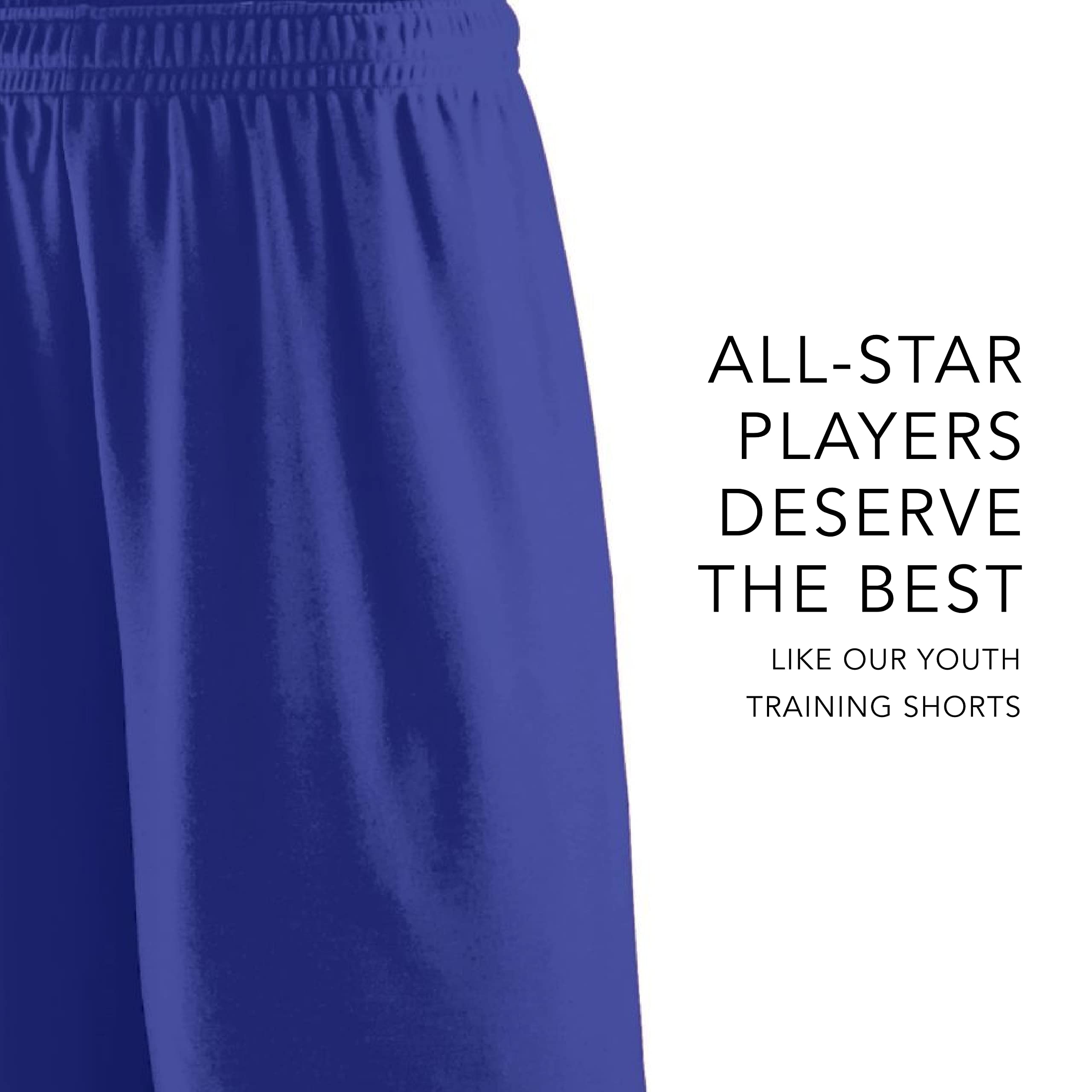 Augusta Sportswear Youth Training Shorts - 9-Inch Inseam Athletic Gym Shorts for Teens | Perfect for Basketball, Soccer & Workout Sessions