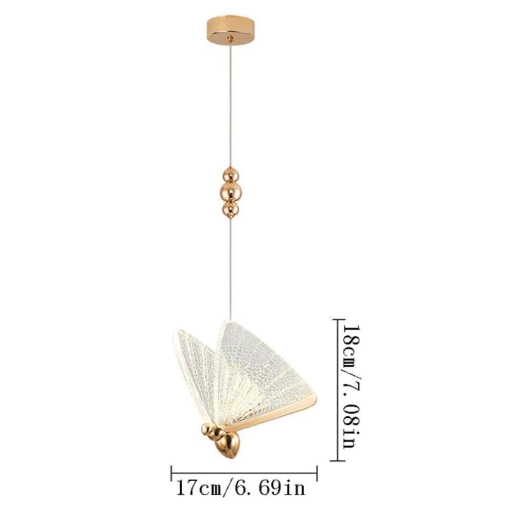 Modern LED Chandelier - Minimalist Butterfly Design Acrylic Pendant Light for Restaurant, Bar & Coffee Shop [Energy Class A++] | Elegant Dining & Commercial Lighting Decor