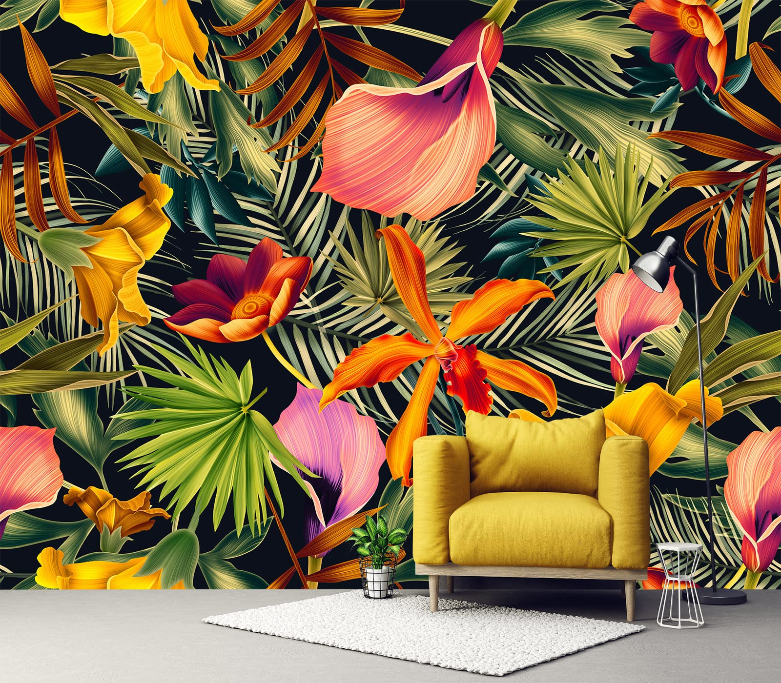 ClioUar Tropical Palm Leaves Wallpaper Mural - 158