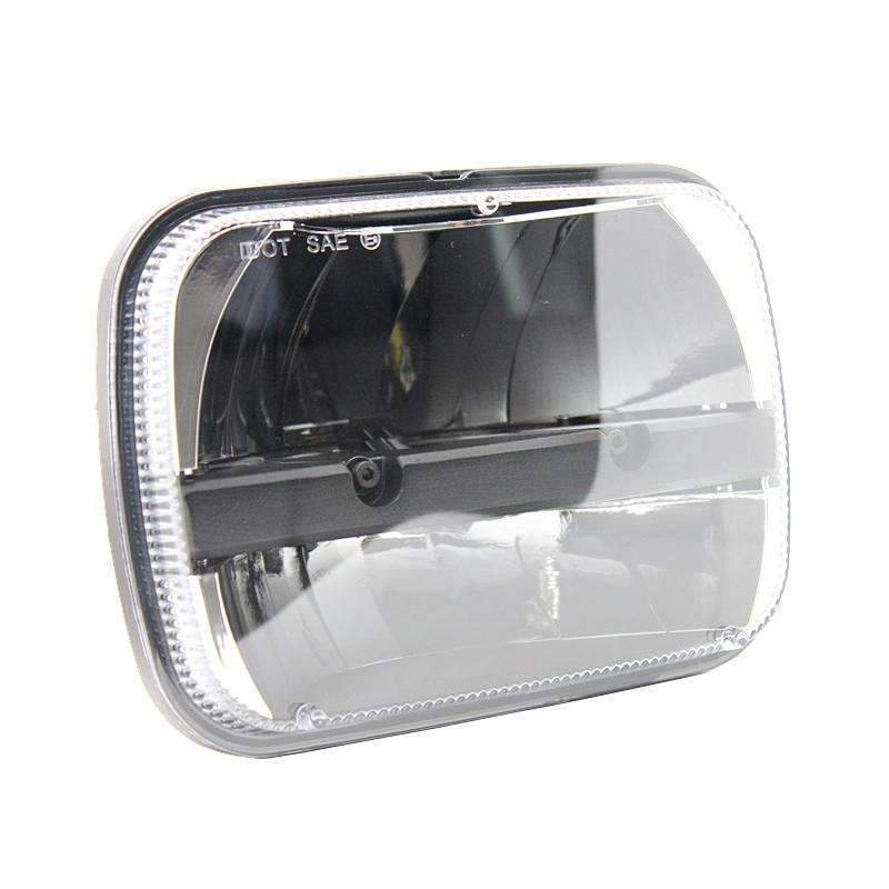 Eagle Lights 5x7 LED Headlight with Complex Reflector & Negative Harness - Compatible with Toyota Models | High-Performance Replacement for Off-Road, Night Driving & Adventure Vehicles