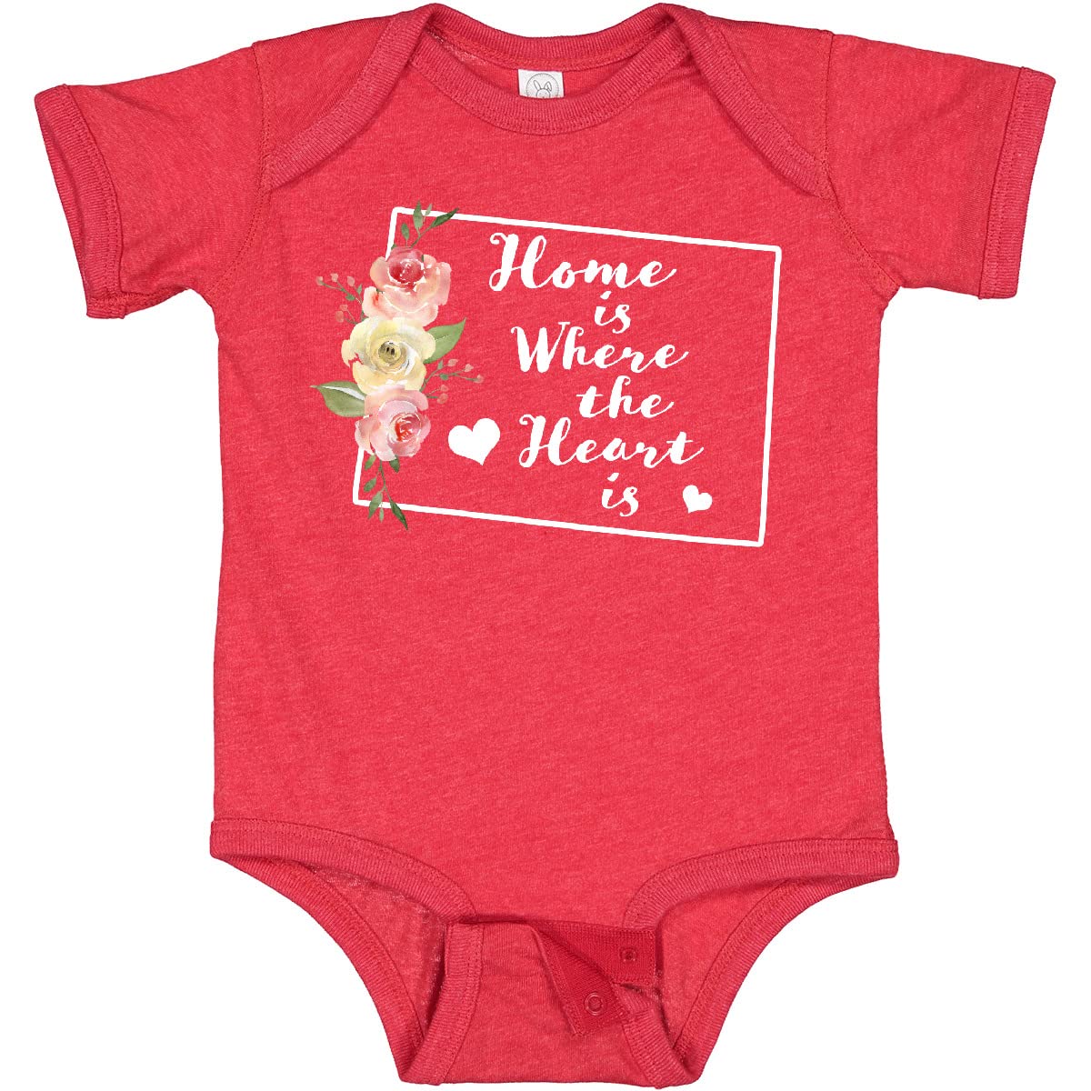 Inktastic Colorado Home is Where The Heart is Watercolor Baby Bodysuit - Soft Cotton Infant Onesie for Newborns, Boys & Girls - Perfect for Family Photos, Holidays & Everyday Wear