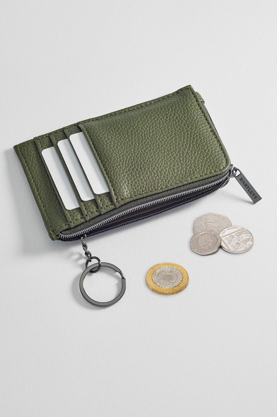 Men's Slim RFID Blocking Zipper Wallet - Secure & Stylish Card Holder for Everyday Use, Travel, and Business