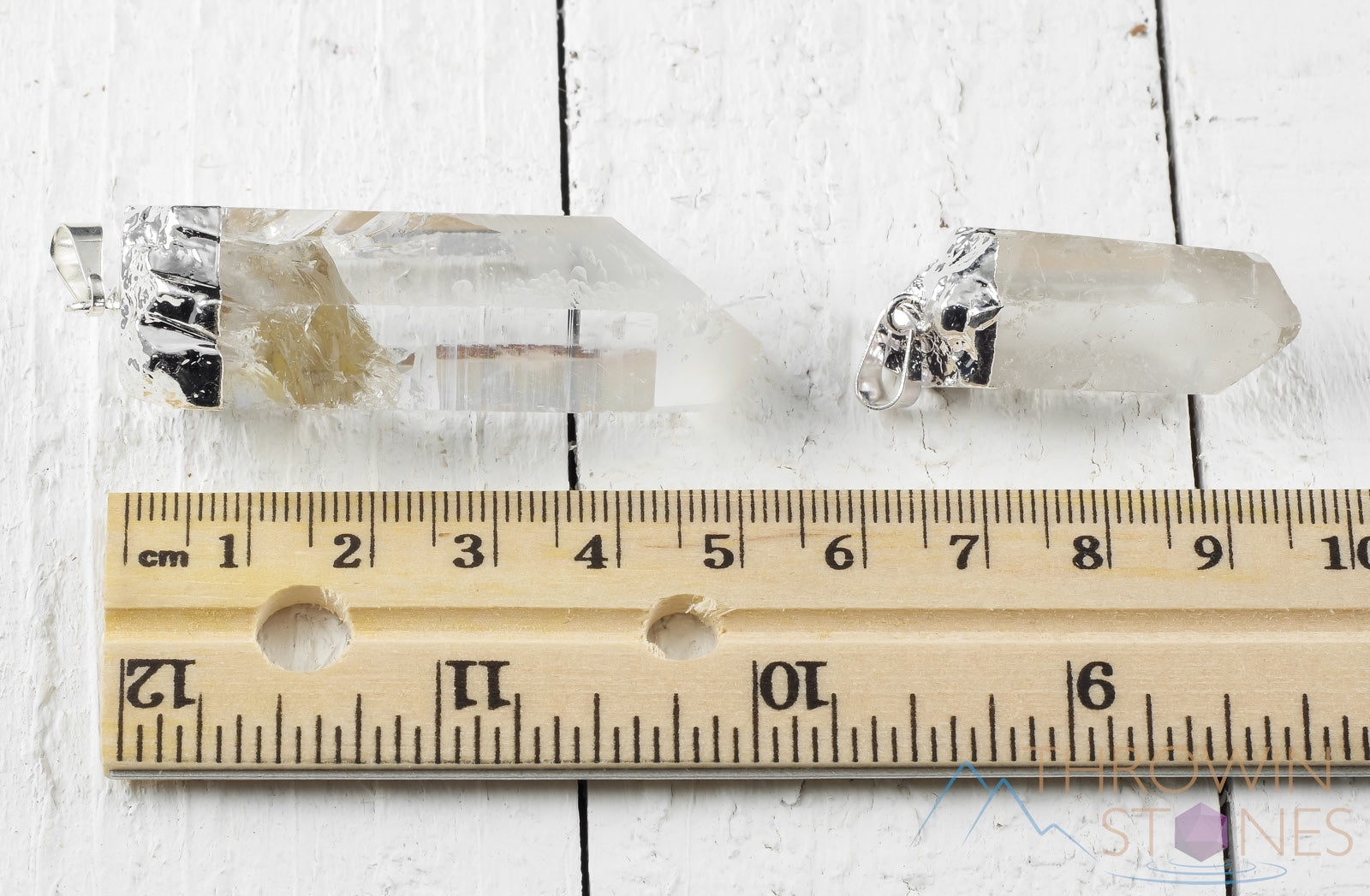 Raw Clear Quartz Crystal Pendant - Natural Gemstone Handmade Jewelry for Men, Healing Crystals & Stones Gift, Spiritual Energy & Meditation Accessory - Perfect for Yoga, Reiki & Daily Wear E0904
