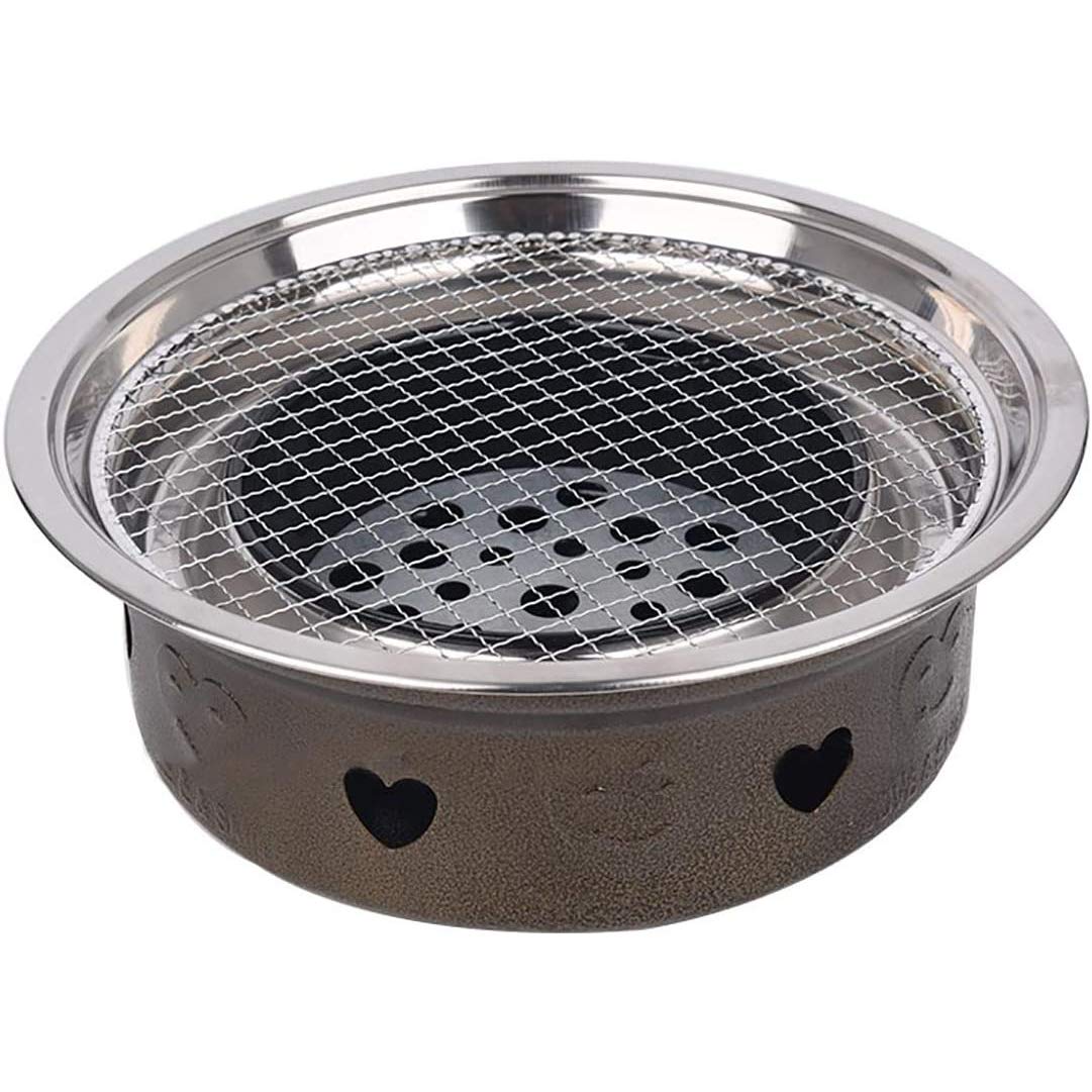 B&C.Room 29.5cm Round BBQ Grill Mesh - 5 Pack Disposable Iron Grilling Racks for Outdoor Barbecue, Camping & Picnics - Durable, Rust-Resistant & Easy to Clean for Backyard Parties, Tailgating & Beach Cookouts