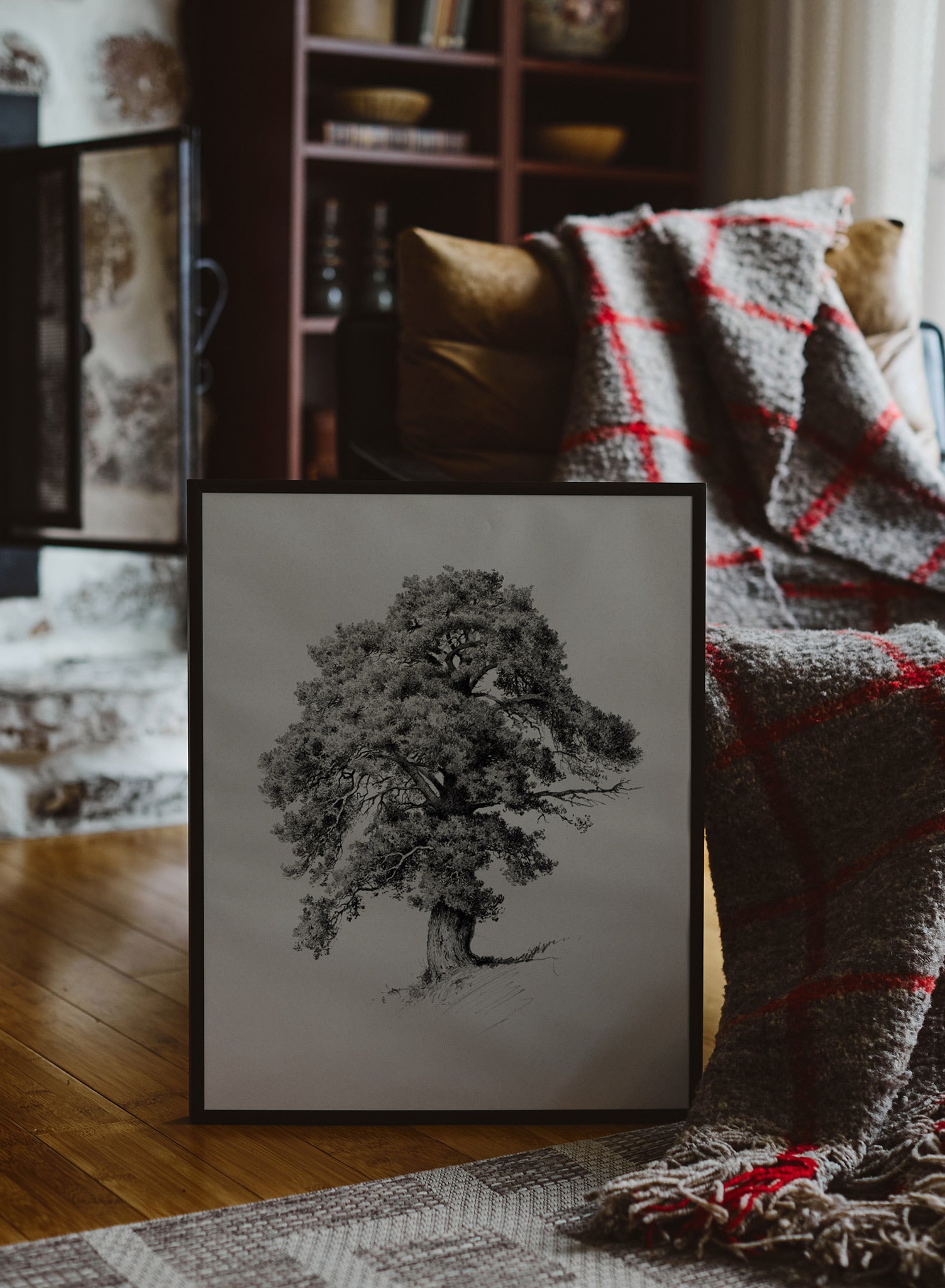 Mighty Tree Wall Art Poster - Nature Inspired Decor for Living Room, Bedroom & Office - Perfect for Home & Office Decoration
