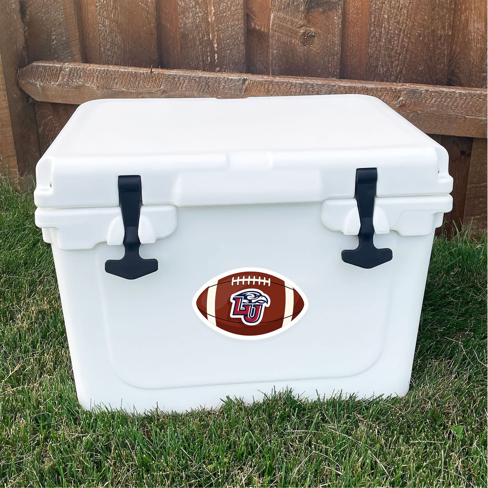 Desert Cactus Liberty University Vinyl Decal Sticker - Waterproof Laptop, Water Bottle, Car, Scrapbook Decoration - Perfect for College Football Fans & School Spirit Accessories