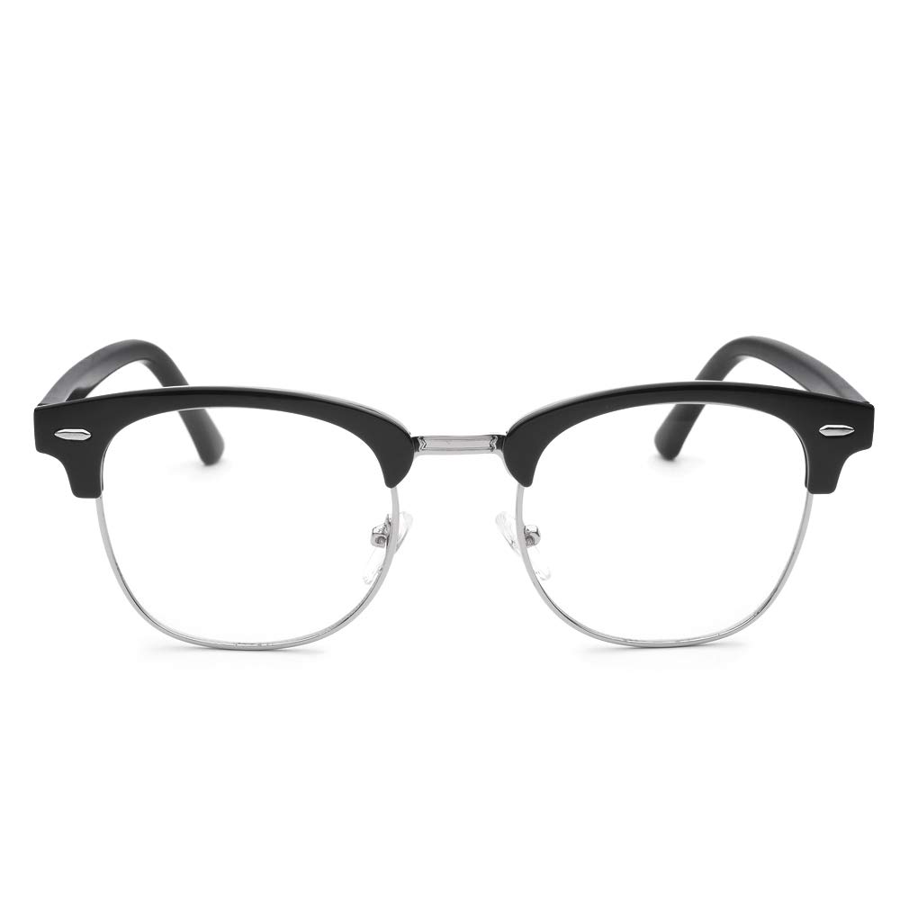 JCERK Fashion Reading Glasses for Men & Women - Lightweight Blue Light Blocking Readers with Spring Hinges - Perfect for Office, Reading & Computer Work