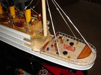 Titanic Wooden Model Cruise Ship 16