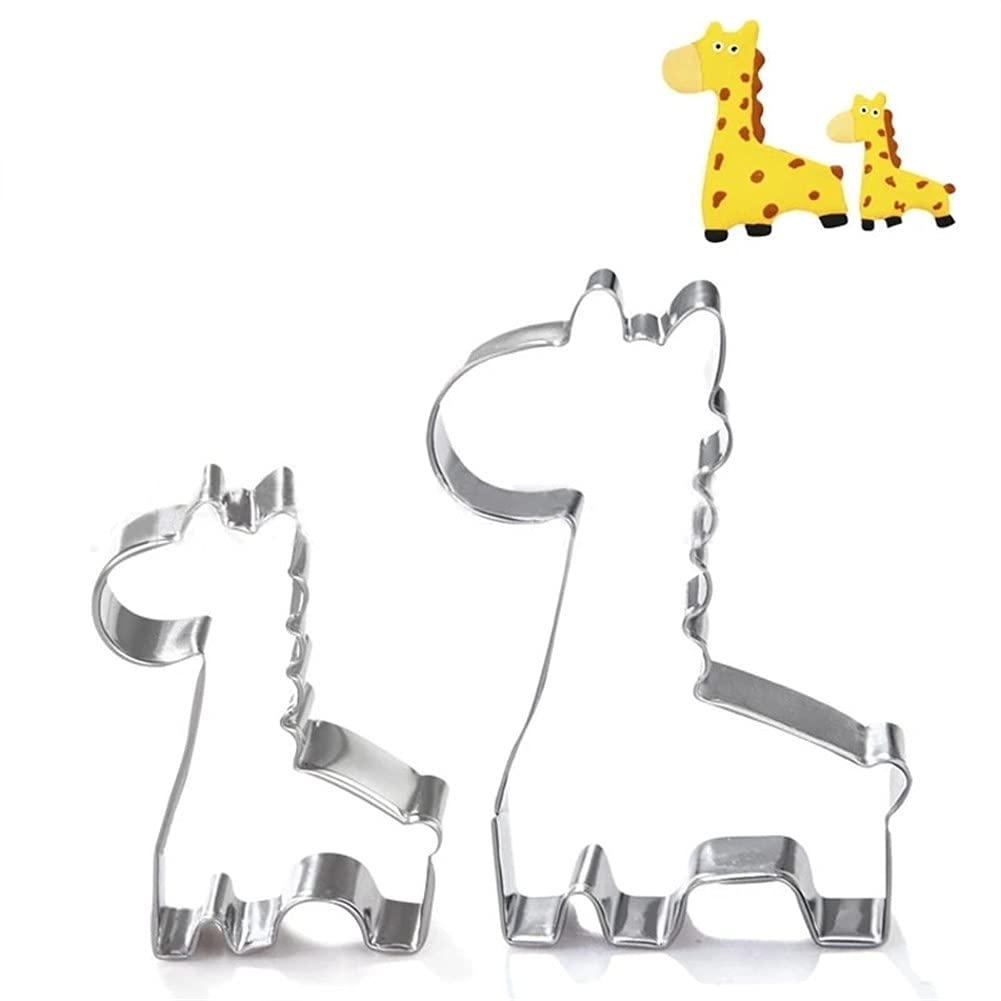 Giraffe-Shaped Biscuit Mold - Fondant Cake Baking Tool for DIY Sugar Cookies - Perfect for Kids' Birthday Parties, Baby Showers & Children's Day Celebrations