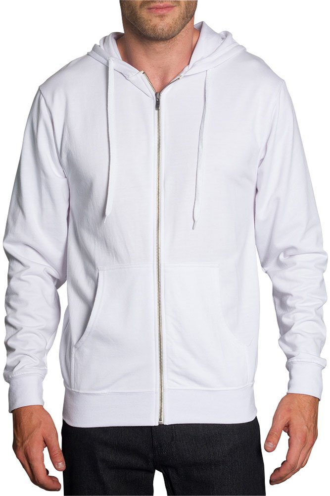 Victorious Men's Lightweight Zip-Up Hoodie Sweatshirt - Comfortable Raglan Sleeve Pullover for Casual Wear, Gym & Outdoor Activities