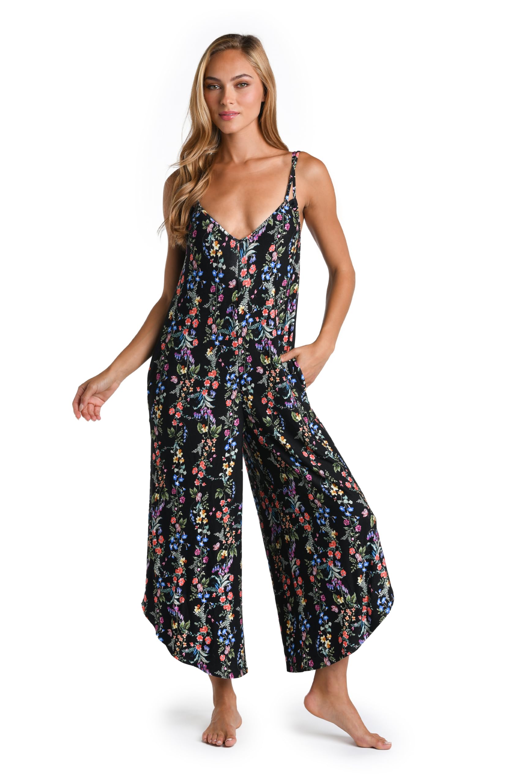 Women's Stylish Jumpsuit Swimsuit Cover Up - Lightweight Beachwear for Pool, Vacation & Summer Outfits