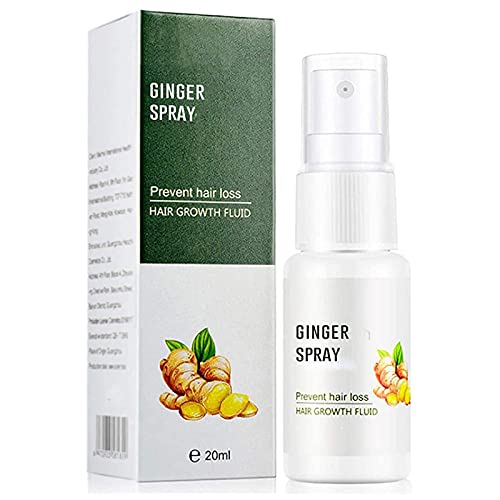 Deysen Ginger Hair Growth Spray - Natural Regrowth Serum for Thicker Hair & Fuller Beard | Prevents Hair Loss, Moisturizes & Repairs Damaged Hair (1 Bottle) - Perfect for Daily Hair Care & Beard Growth Routine