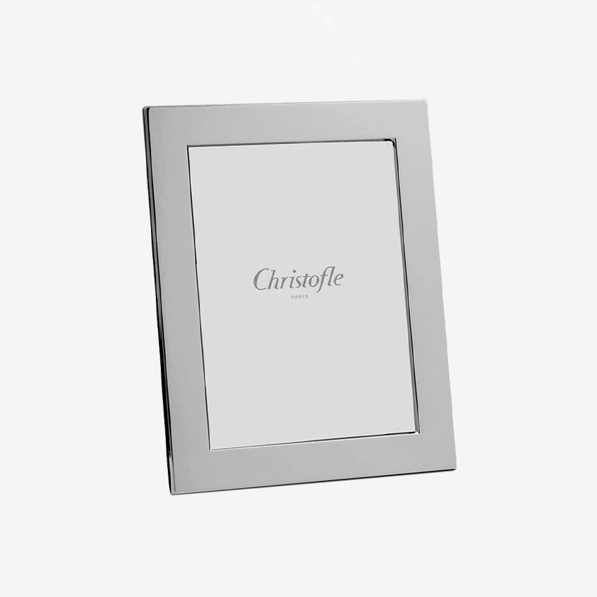 Christofle Fidelio Picture Frame - Elegant Silver Photo Frame for Home & Office Decor | Perfect for Weddings, Anniversaries & Gifts