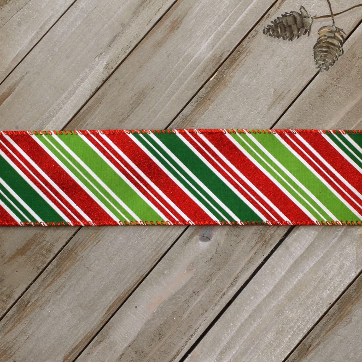 Christmas Wired Ribbon 2.5