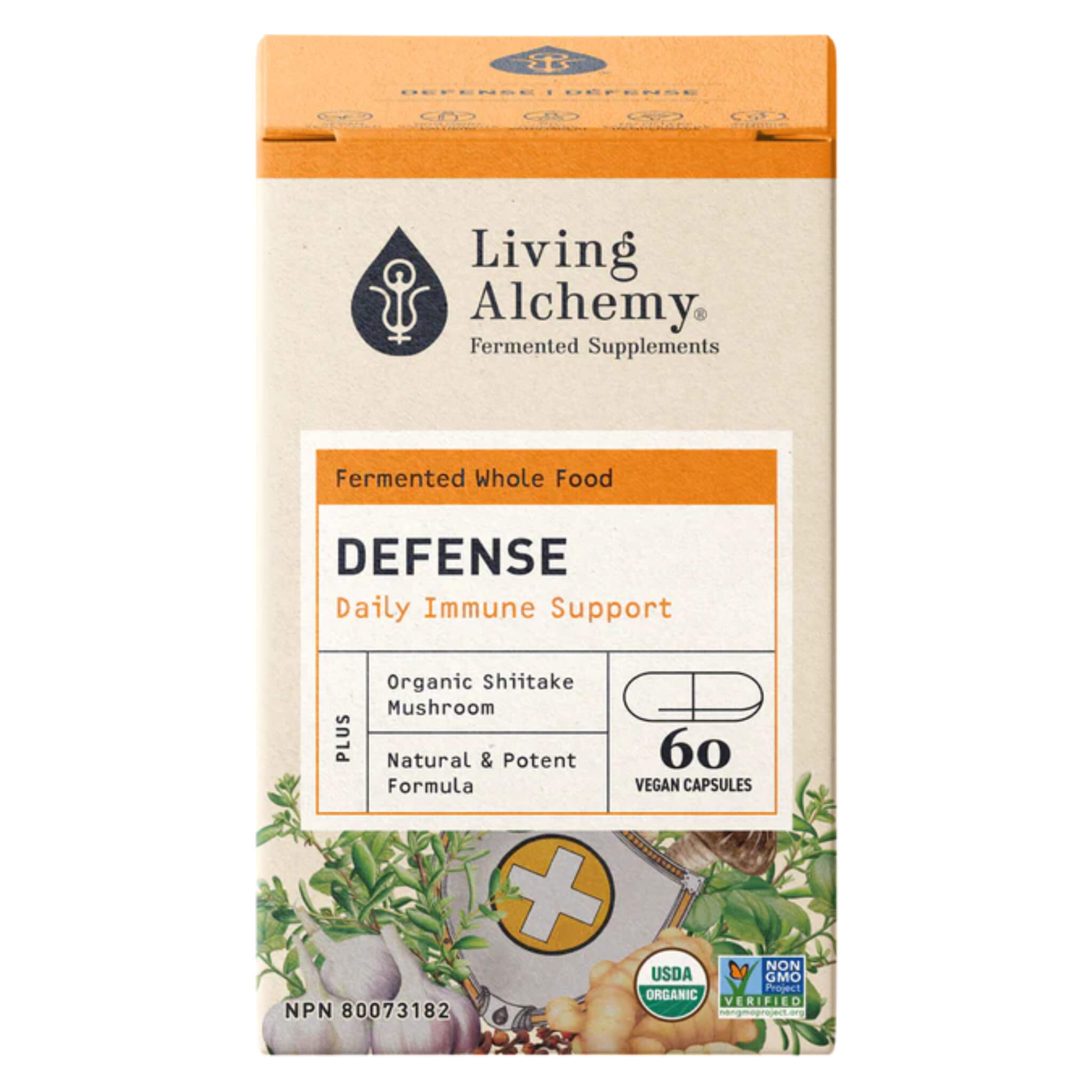 Defense Daily Immune Support Supplement - Boost Your Immune System Naturally - Perfect for Cold & Flu Season, Travel & Daily Wellness