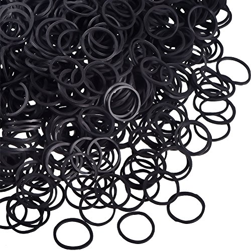 1000 Mini Soft Elastic Rubber Bands for Kids Hair Braiding - Tiny Hair Ties for Braids, Ponytails & Hairstyles (Perfect for School, Dance & Everyday Use)