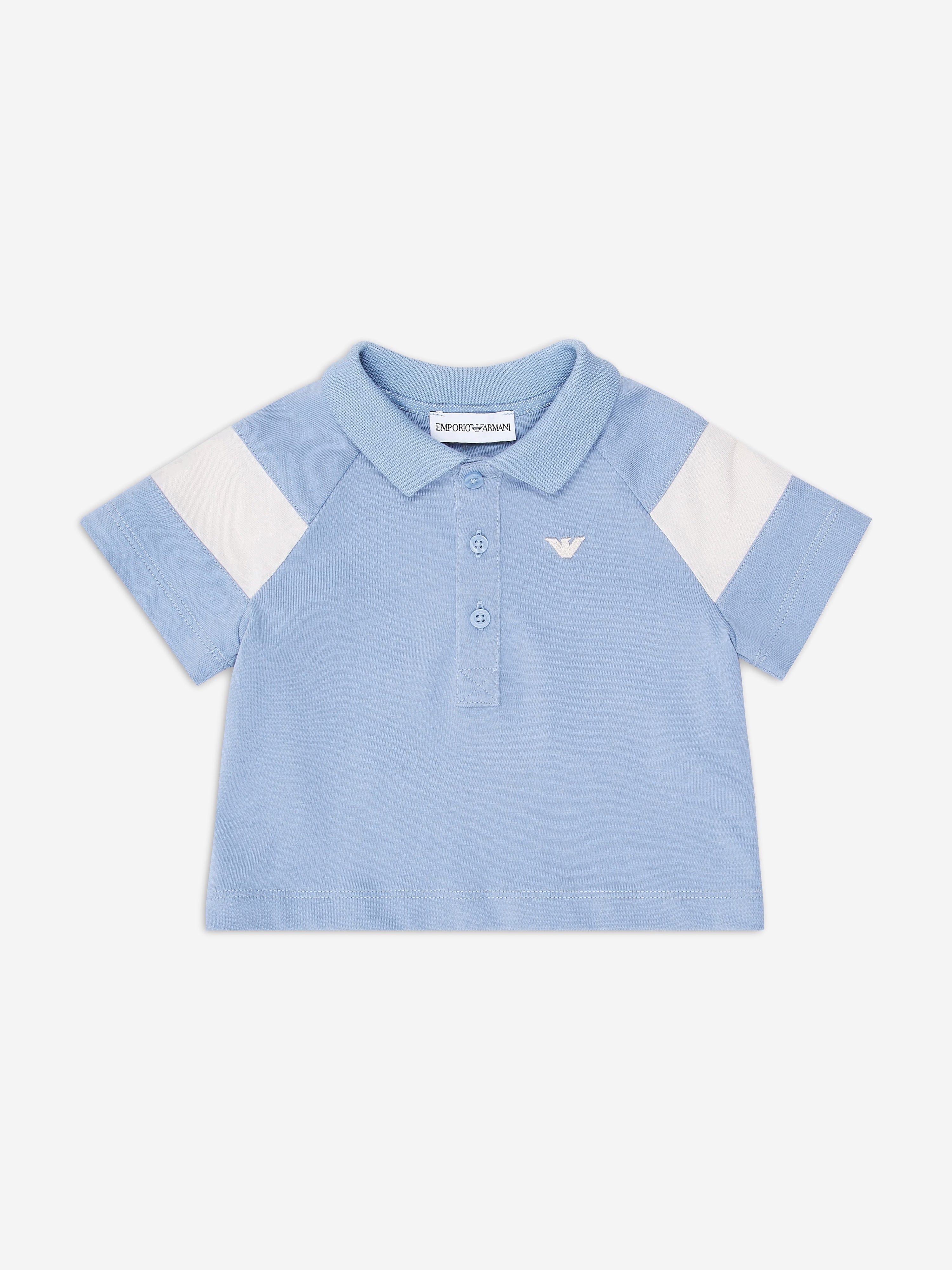 Blue Colorblock Baby Boys T-Shirt - Soft Cotton Short Sleeve Tee for Toddlers | Perfect for Playdates, Daycare & Family Outings