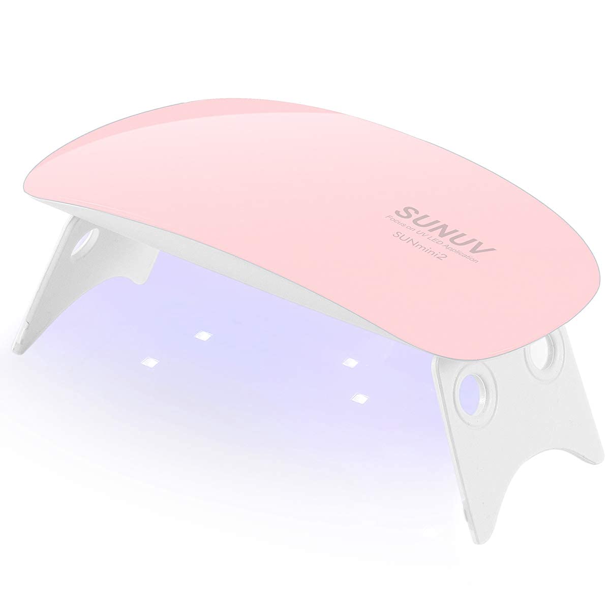 Professional SUN Mini2 6W LED UV Nail Lamp Dryer for Gel Polish - Fast Curing, Portable Design - Perfect for Home Manicures & Nail Salons