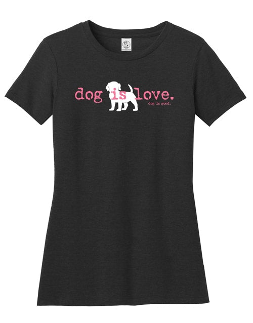 Dog is Love T-Shirt - Comfortable Cotton Graphic Tee for Dog Lovers - Perfect for Casual Wear, Gifts & Pet Owner Apparel
