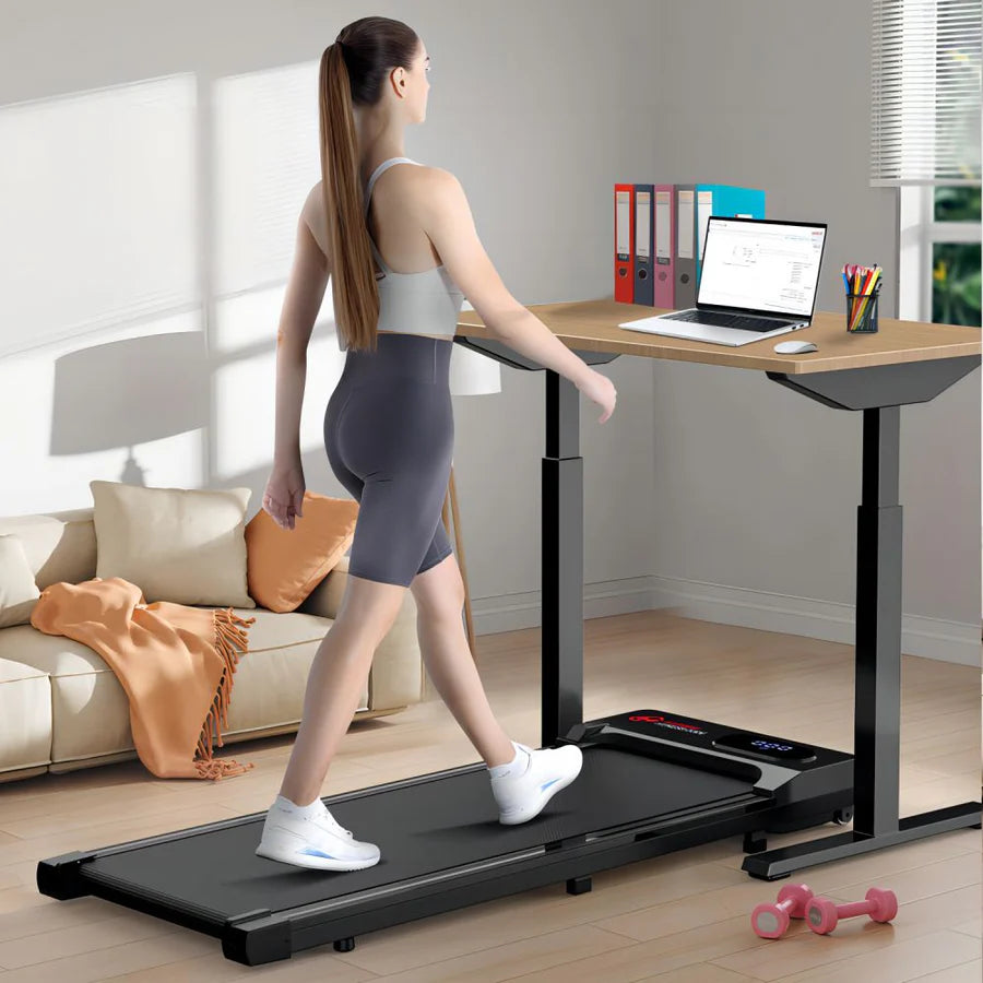 S1 Treadmill - 6KM/H Speed, Compact Home Fitness Equipment for Walking & Jogging | Perfect for Small Spaces, Home Gym & Apartment Workouts