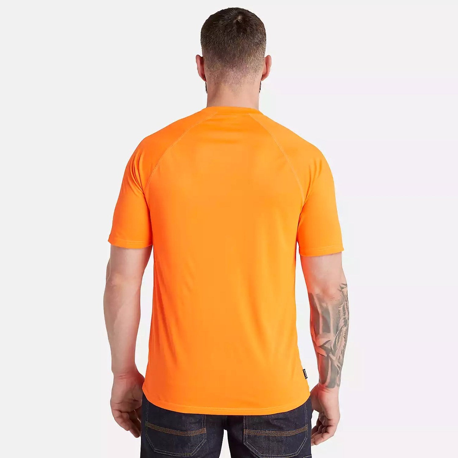 Timberland PRO Men's Moisture-Wicking Athletic Fit Short Sleeve T-Shirt - Breathable Workout & Casual Tee for Gym, Running & Outdoor Activities