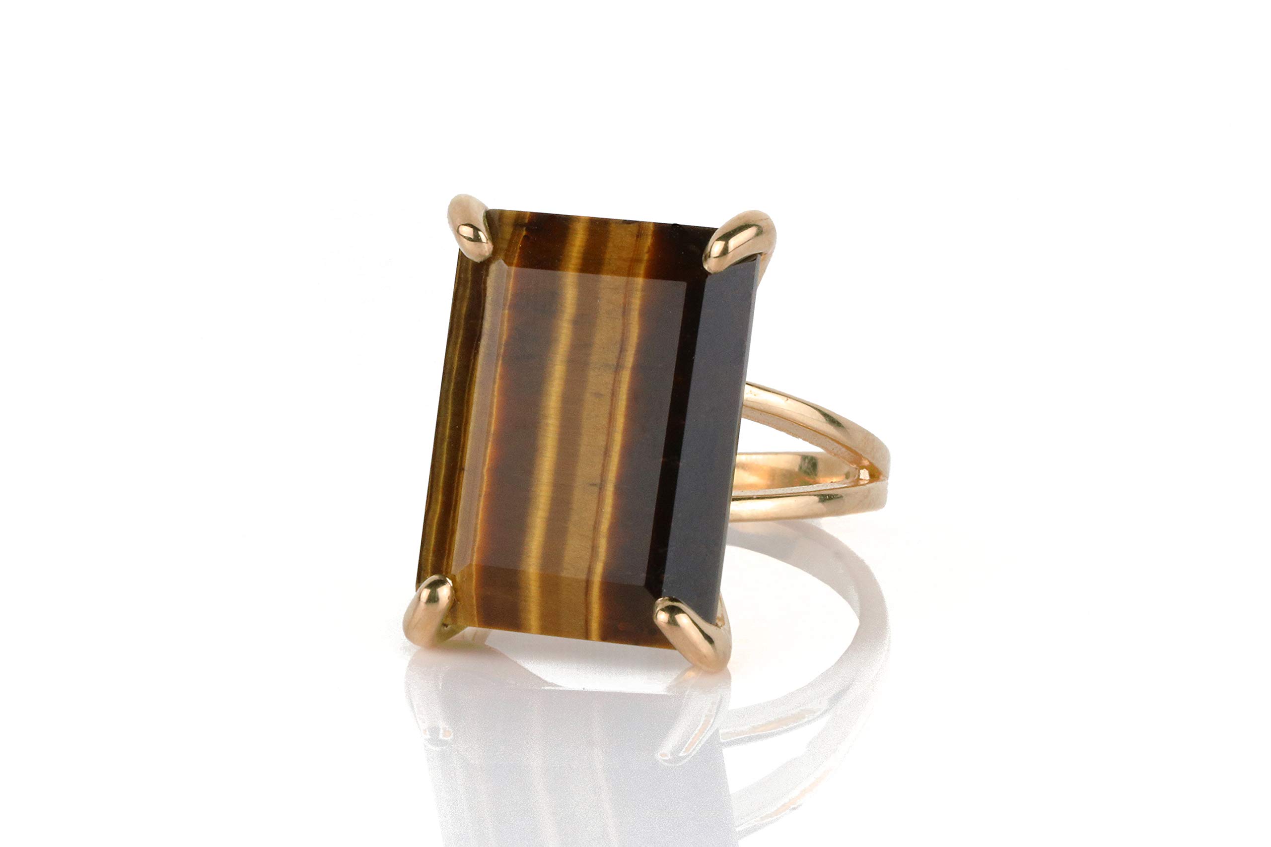 Handmade Tiger Eye Silver Ring - Bohemian Jewelry for Women | Everyday Fashion & Gifts