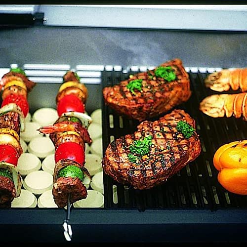 MHP WHRG4DD Hybrid Natural Gas Grill with SearMagic Grids - Built-In or In-Ground Post Installation - Perfect for Backyard BBQs, Outdoor Cooking & Patio Entertaining