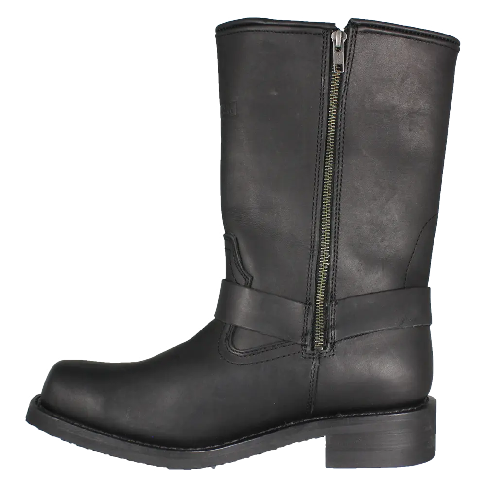 Ride Tec Men's Size 13 Motorcycle Boots - Durable Leather Harness Boots for Cruiser & Biker - Perfect for Long Rides & Motorcycle Safety