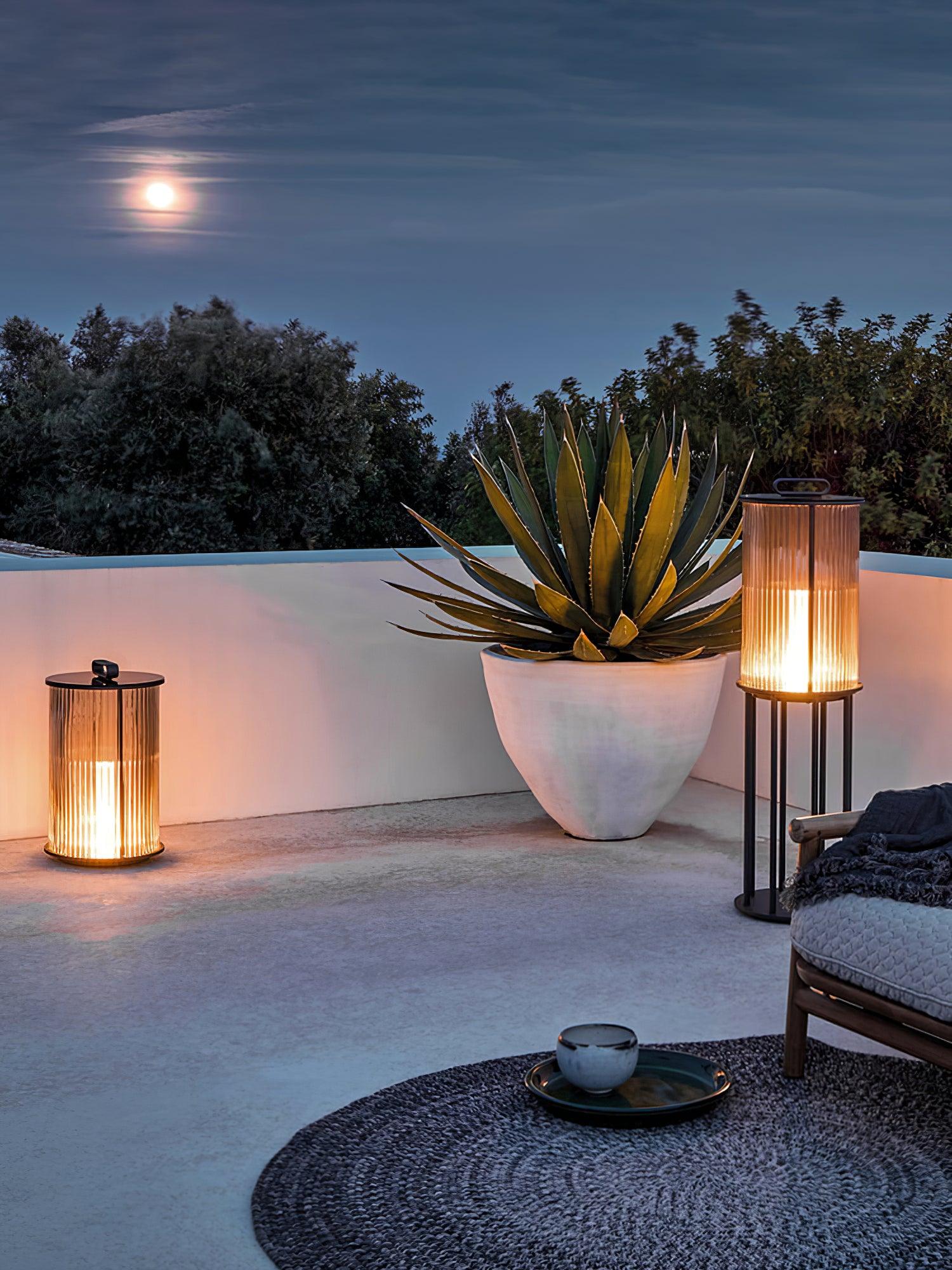 Solar Powered LED Lantern for Garden - Waterproof Outdoor Lighting for Patio, Yard, Pathway - Romantic Ambiance & Decorative Landscape Lighting
