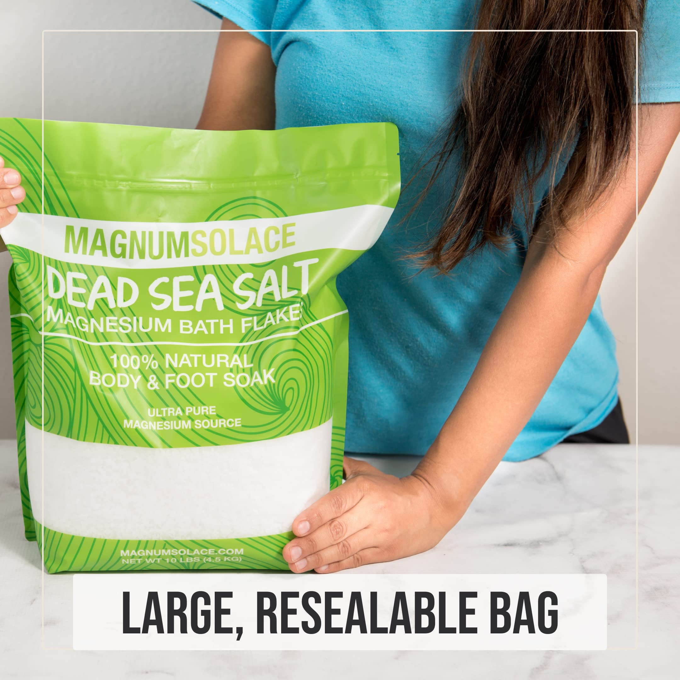 Pure Magnesium Oil & Magnesium Bath Flakes for Relaxation & Muscle Recovery - Natural Pain Relief & Sleep Aid for Athletes & Stress Relief