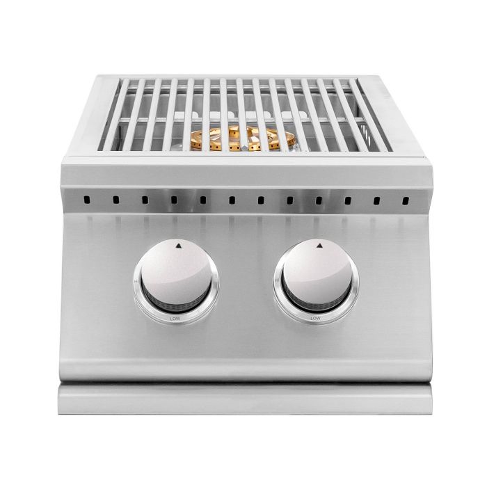 Summerset Sizzler Series Double Side Burner Propane Gas Grill - SIZSB2 NG/LP - Perfect for Backyard BBQs, Camping & Outdoor Cooking