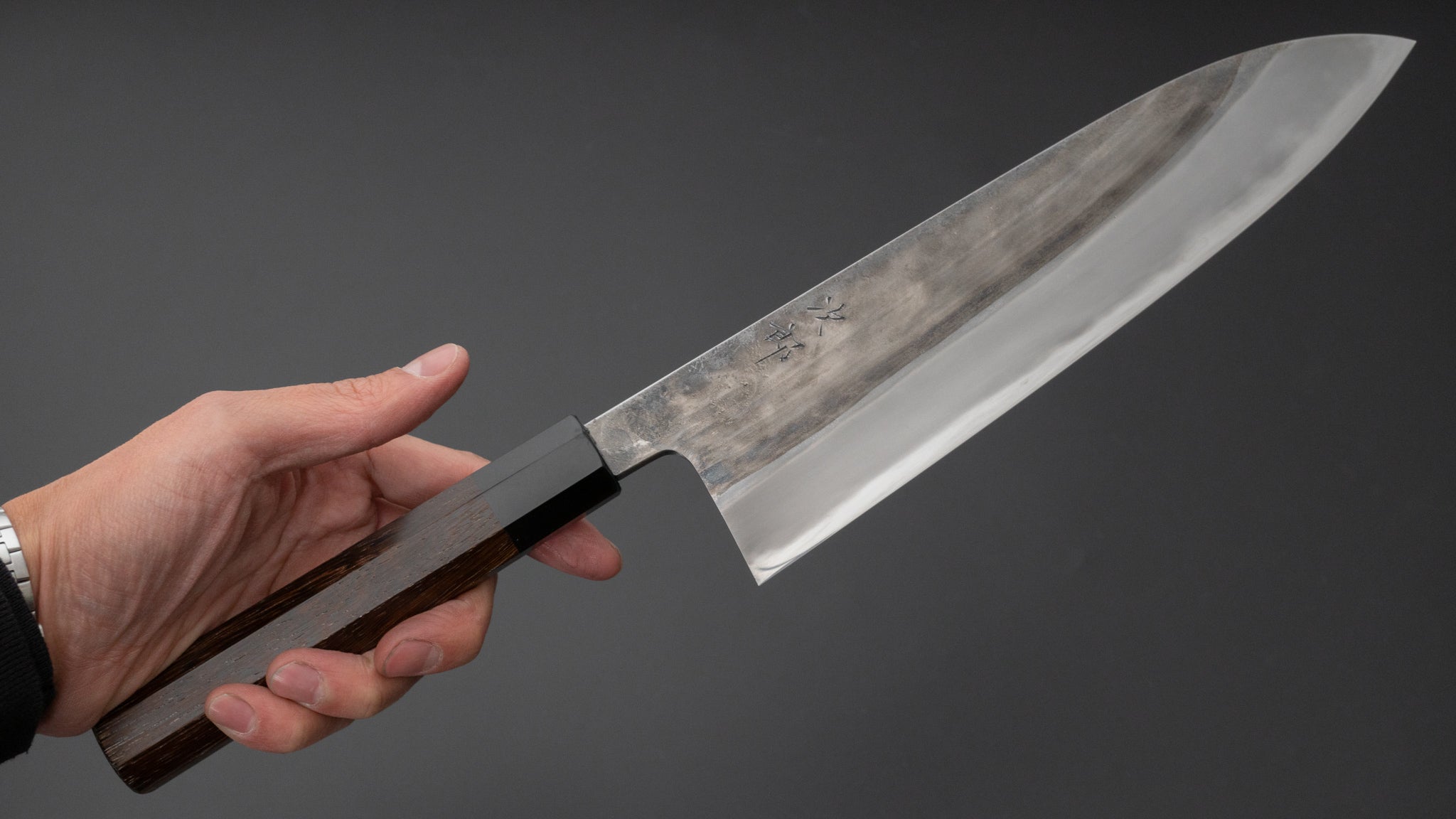 Jiro Tsuchime Wa Gyuto 225mm Japanese Chef Knife - Taihei Tagayasan Handle (#465) - Perfect for Sushi, Sashimi & Precision Cutting in Professional Kitchens