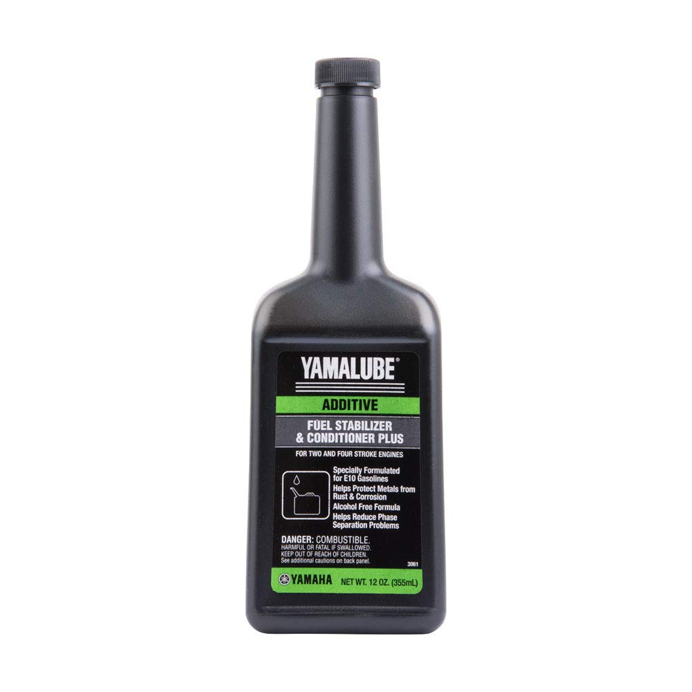 Yamalube Fuel Stabilizer and Conditioner 12 oz - Premium Gasoline Additive for Motorcycles, ATVs, Boats & Small Engines - Prevent Fuel Degradation & Improve Performance
