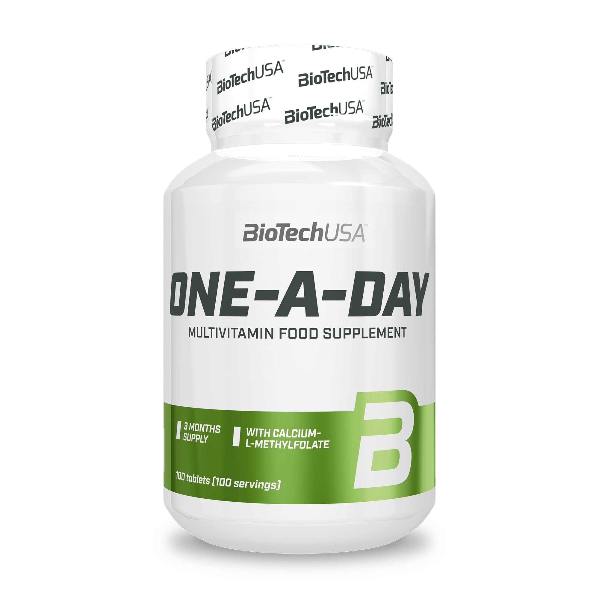 BioTechUSA One a Day Multivitamin Supplement - 100 Tablets for Daily Nutrition & Immune Support - Perfect for Busy Professionals, Athletes, and Health-Conscious Adults