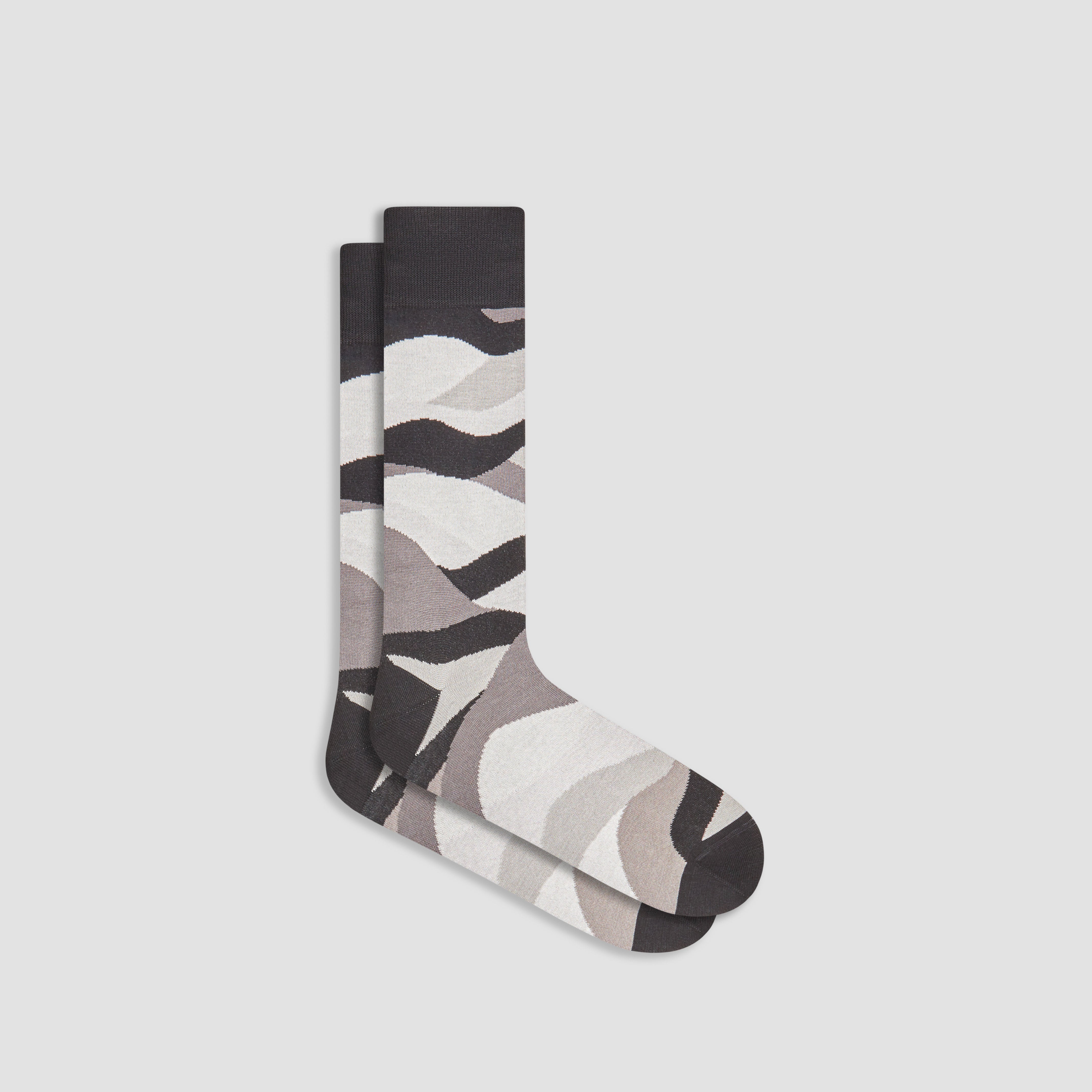 Abstract Print Mid Calf Socks for Women & Men - Trendy Crew Length Casual Socks - Perfect for Everyday Wear, Workouts, and Fashion Outfits