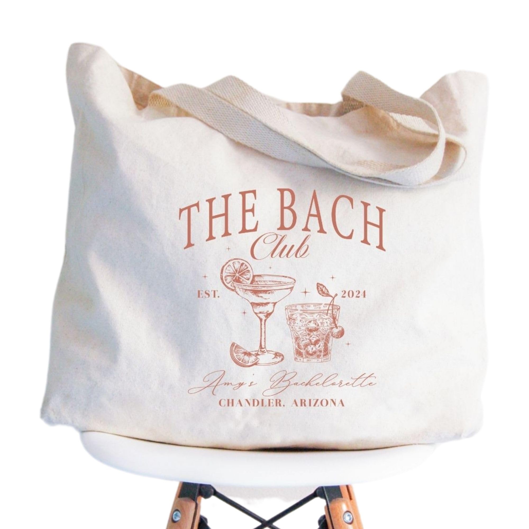 Custom Bachelorette Party Tote Bags - Personalized Bridal Shower Gifts for Bride, Bridesmaids & Maid of Honor - Perfect for Beach Bachelorette Parties & Proposal Gifts