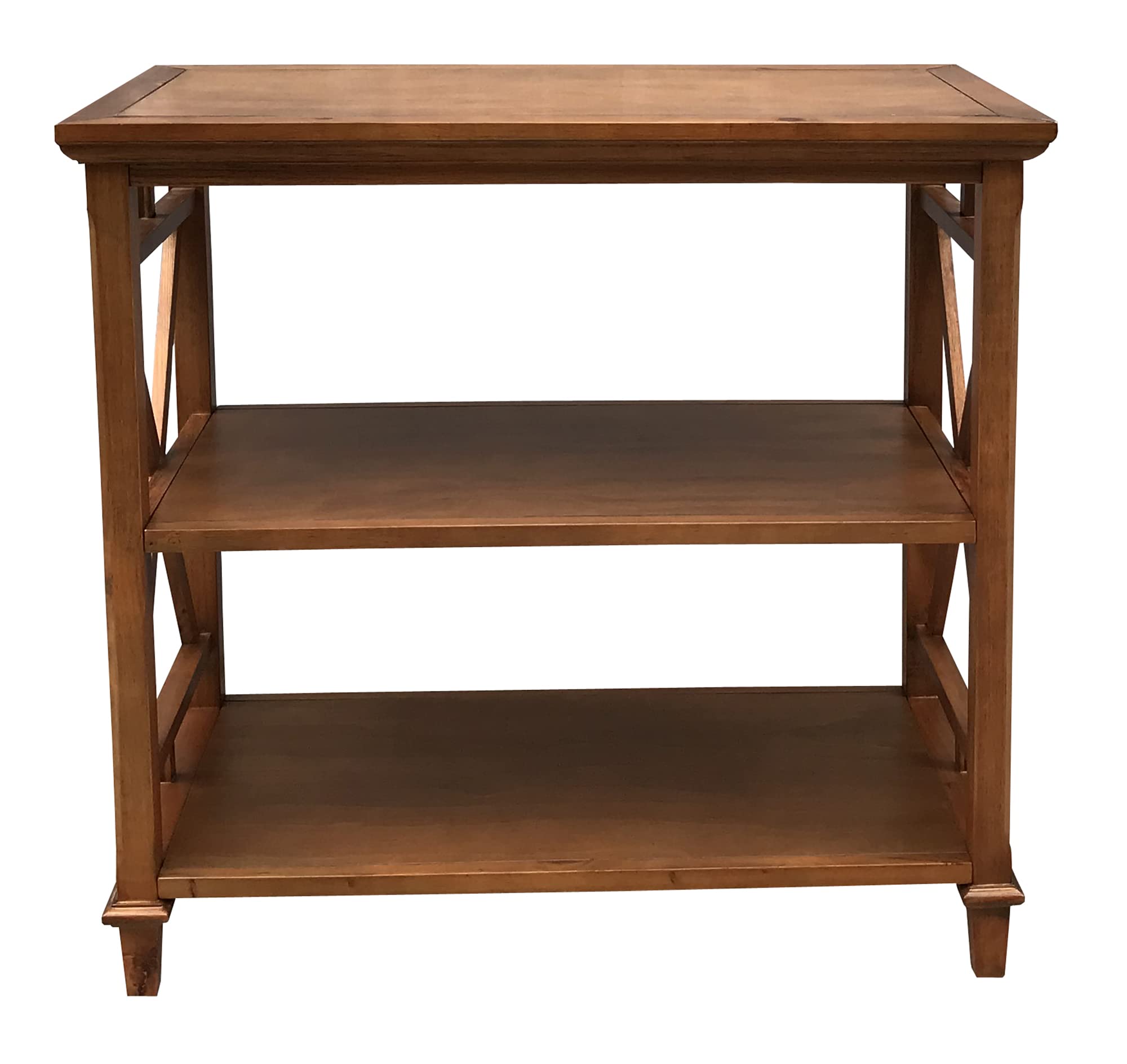 Bishop X-Side Bookcase - Modern Wooden Bookshelf for Home & Office Organization | Perfect for Living Room, Bedroom, Study & Office Storage