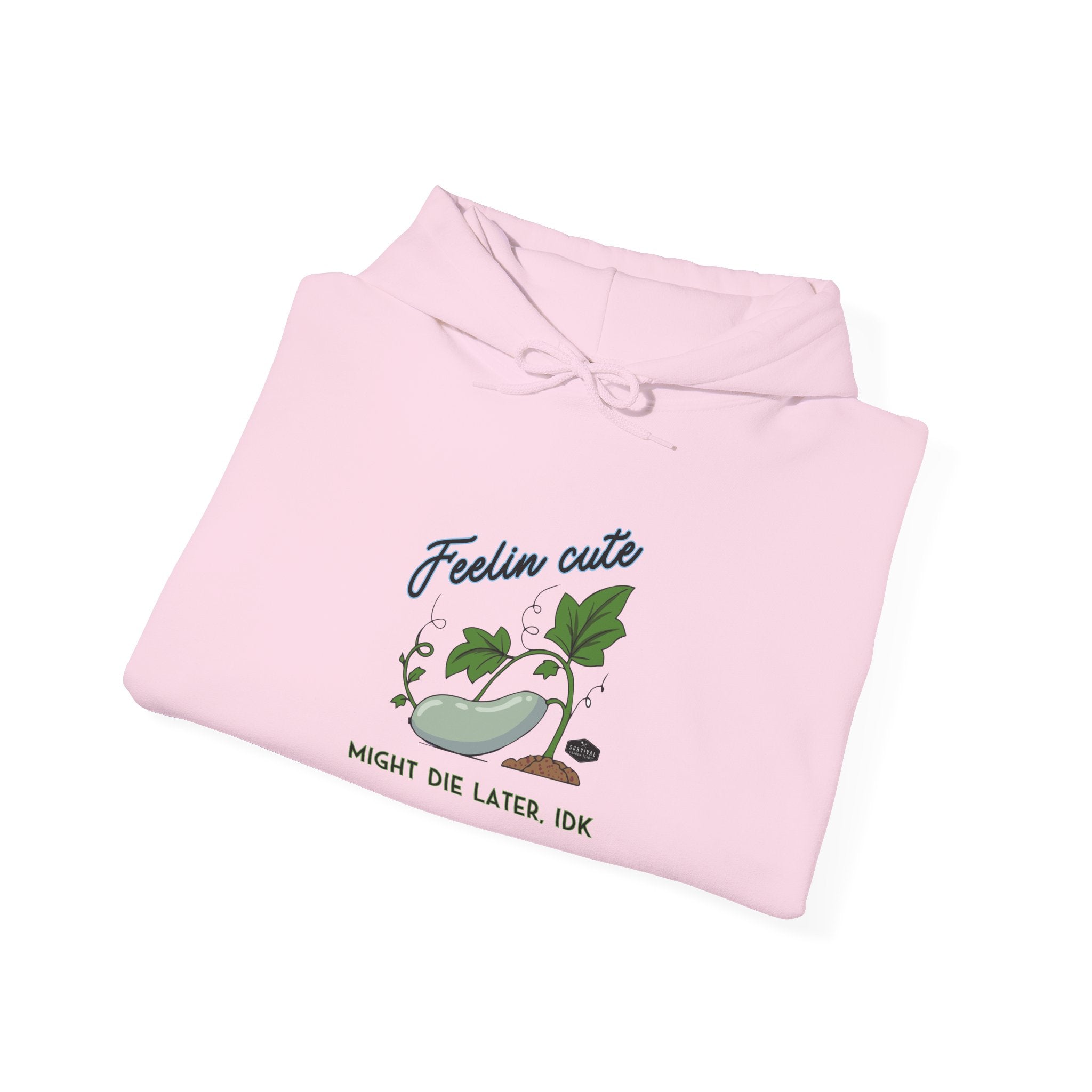 Feelin' Cute Unisex Hoodie - Soft Cotton Pullover Sweatshirt for Men & Women | Perfect for Casual Wear, Street Style & Loungewear