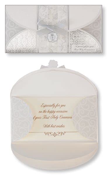 Luxury First Holy Communion Wallet Gift Card Holder - Perfect for Religious Gifts, Baptism, Confirmation & Special Occasions