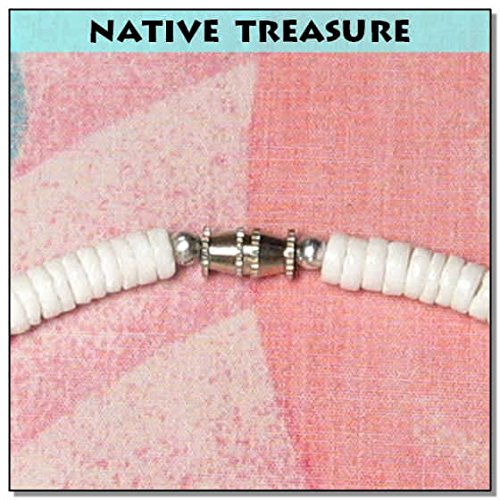 Authentic Filipino Summer Beach Surfer Necklace for Men & Women - White Ark Shells with Brown Coconut Beads, Handmade Shell Jewelry | Perfect for Surfing, Beach Vacations & Boho Fashion