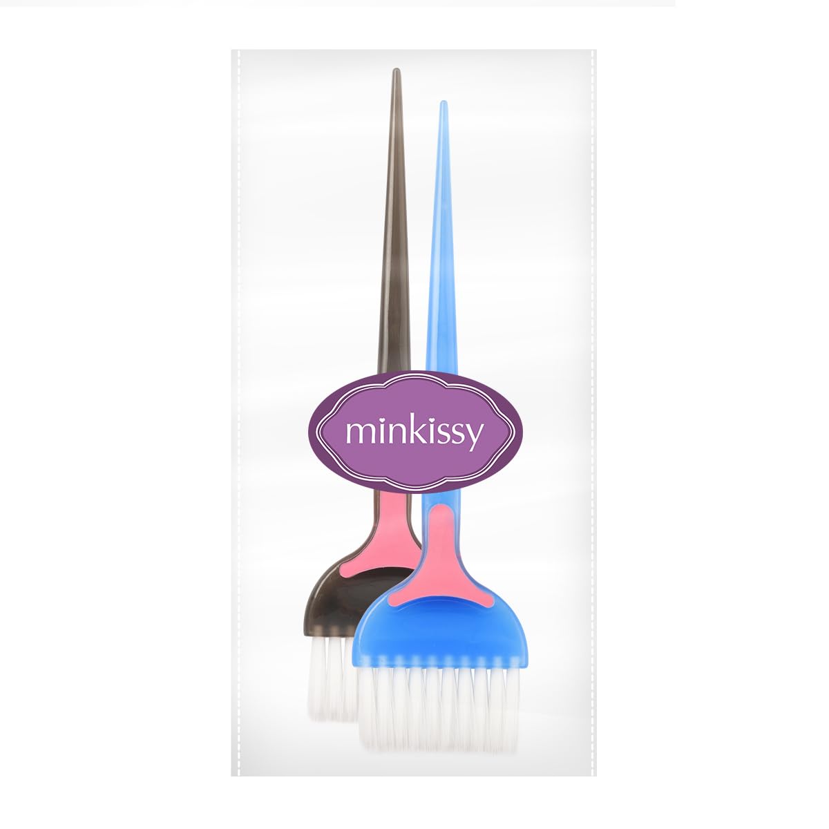 Professional Hair Dye Brush Set - 2 Pcs Salon Quality Hair Coloring & Bleaching Brushes for Precise Tinting & Highlights - Perfect for DIY Hair Color, Balayage, and Root Touch Up at Home