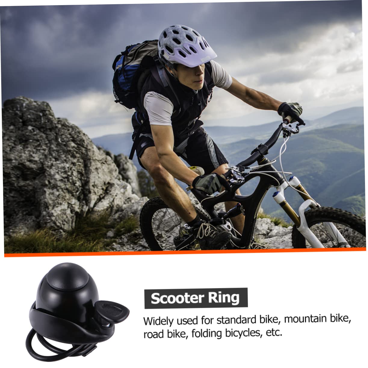 Electric Bicycle Bell for Adults - Loud Waterproof Bike Horn for E-Bikes, Scooters, Go Karts - Perfect for Commuting, Cycling Safety & Outdoor Adventures