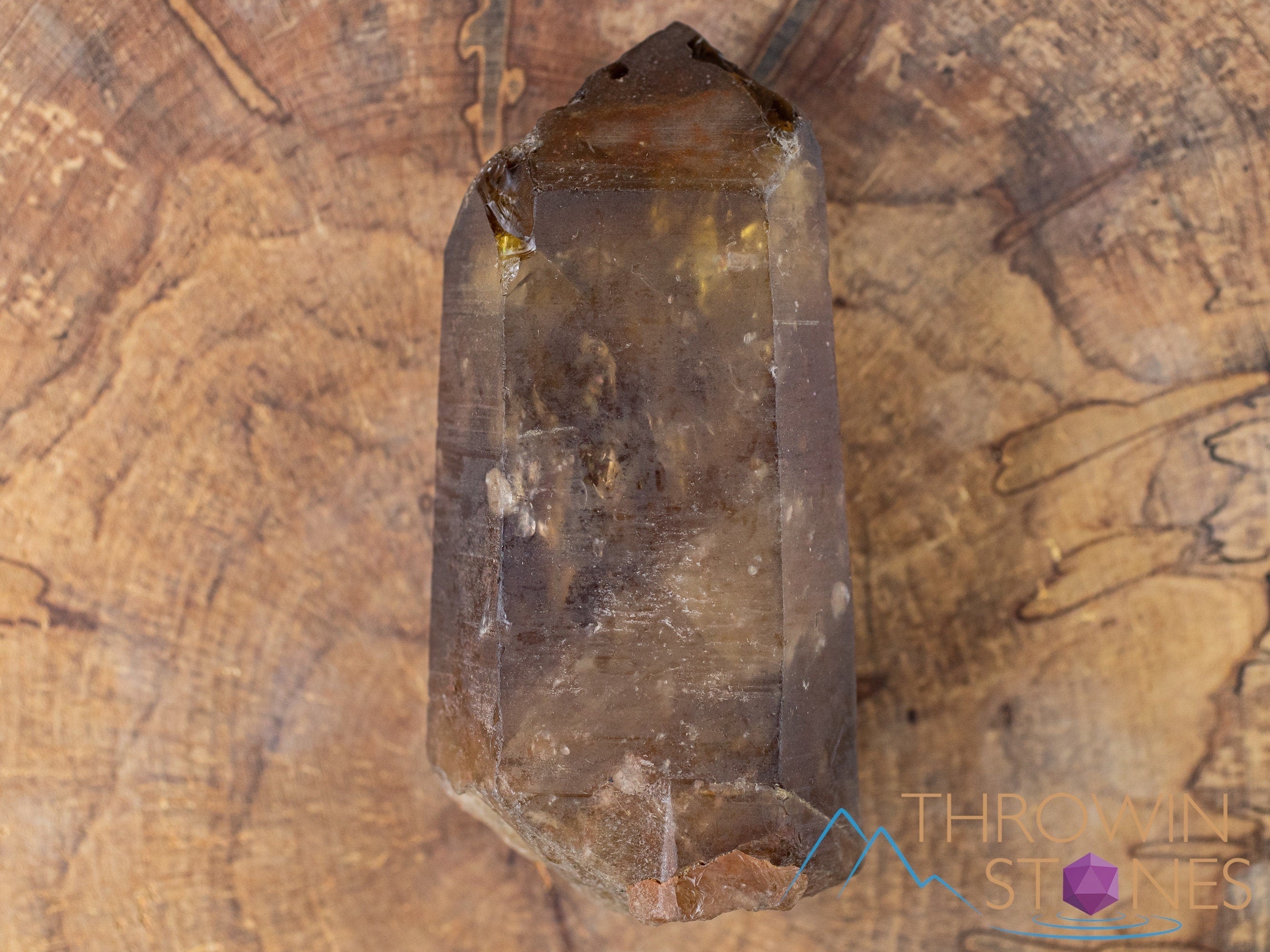 Natural Citrine Raw Crystal Point - Healing Stone, November Birthstone, Home & Office Decor, Feng Shui Crystal for Positive Energy - Perfect for Meditation, Gifts & Spiritual Healing