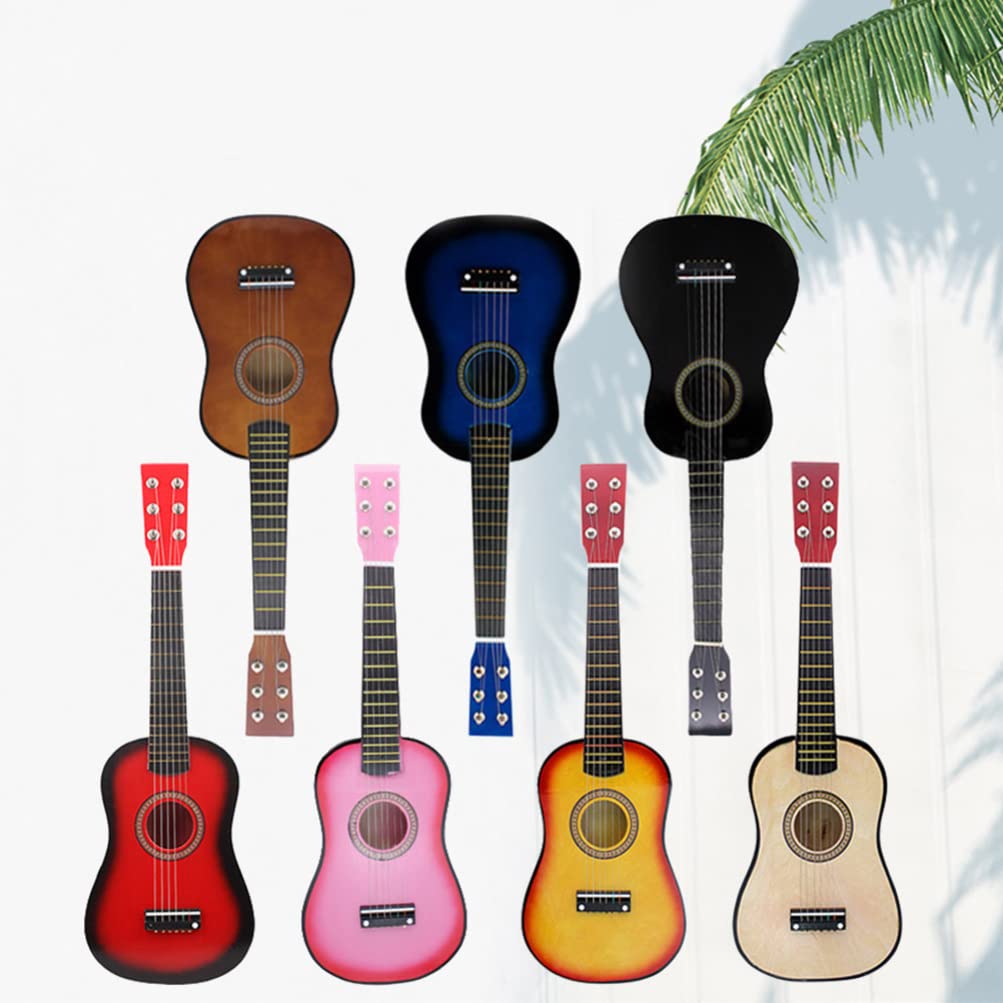 Toddmomy 23 Inch Acoustic Guitar for Kids & Beginners - 6 String Wooden Guitar with Natural Finish, Perfect for Learning, Practice & Home Music - Ideal for Toddlers, Children & Adults