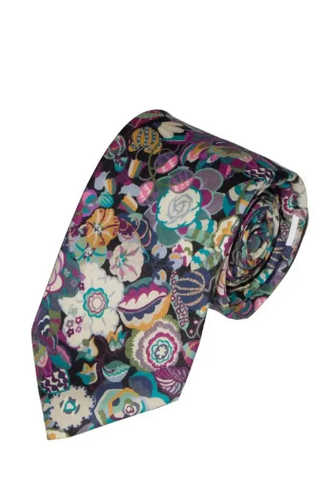 Premium LA Smith Men's Silk Ties - Luxury Liberty Fabric Neckties for Business, Weddings & Formal Occasions - Perfect Office & Special Event Accessories